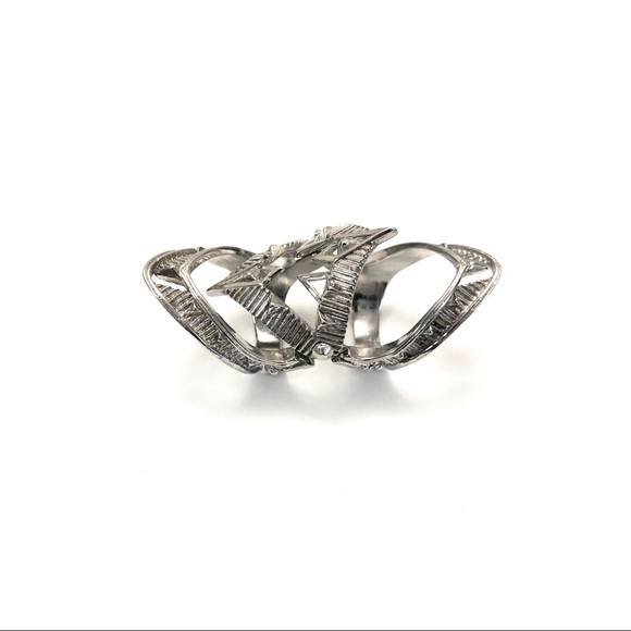 House of Harlow Palladium Plated Armor Claw Ring - Picture 5 of 6